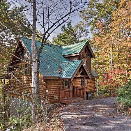 Smoky Mountain Log Cabin 7 Mi To Gatlinburg! Sevierville Exterior photo