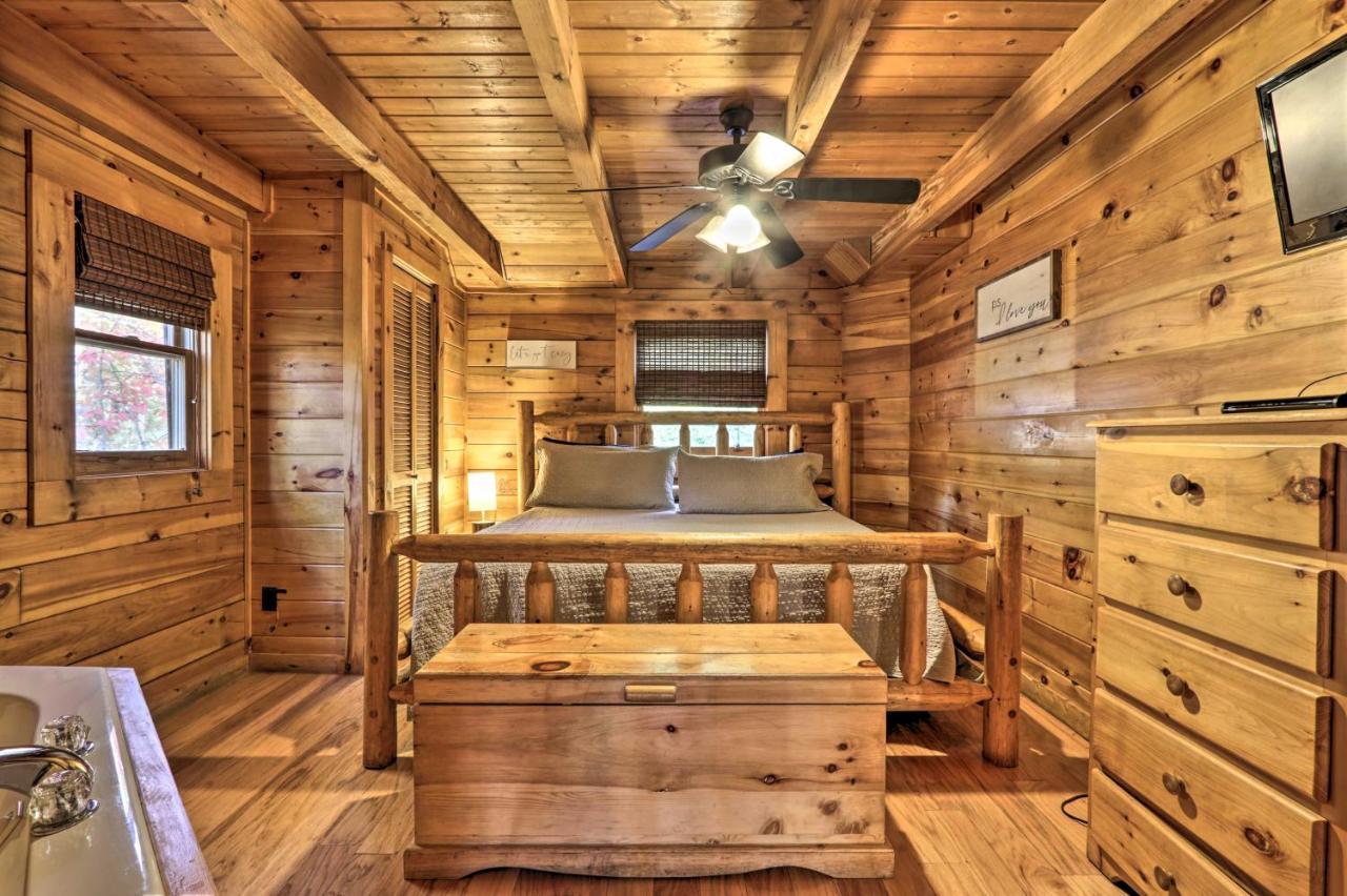 Smoky Mountain Log Cabin 7 Mi To Gatlinburg! Sevierville Exterior photo