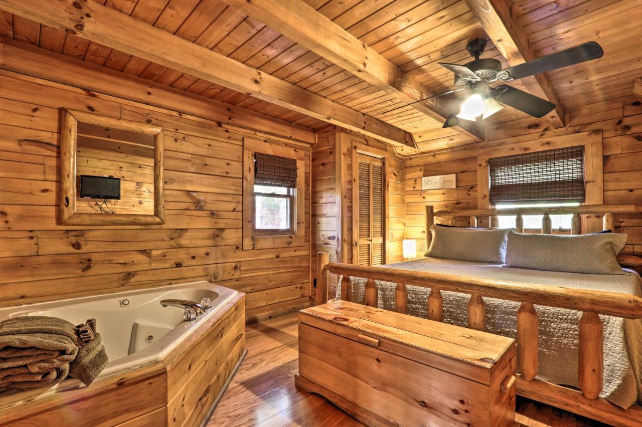 Smoky Mountain Log Cabin 7 Mi To Gatlinburg! Sevierville Exterior photo