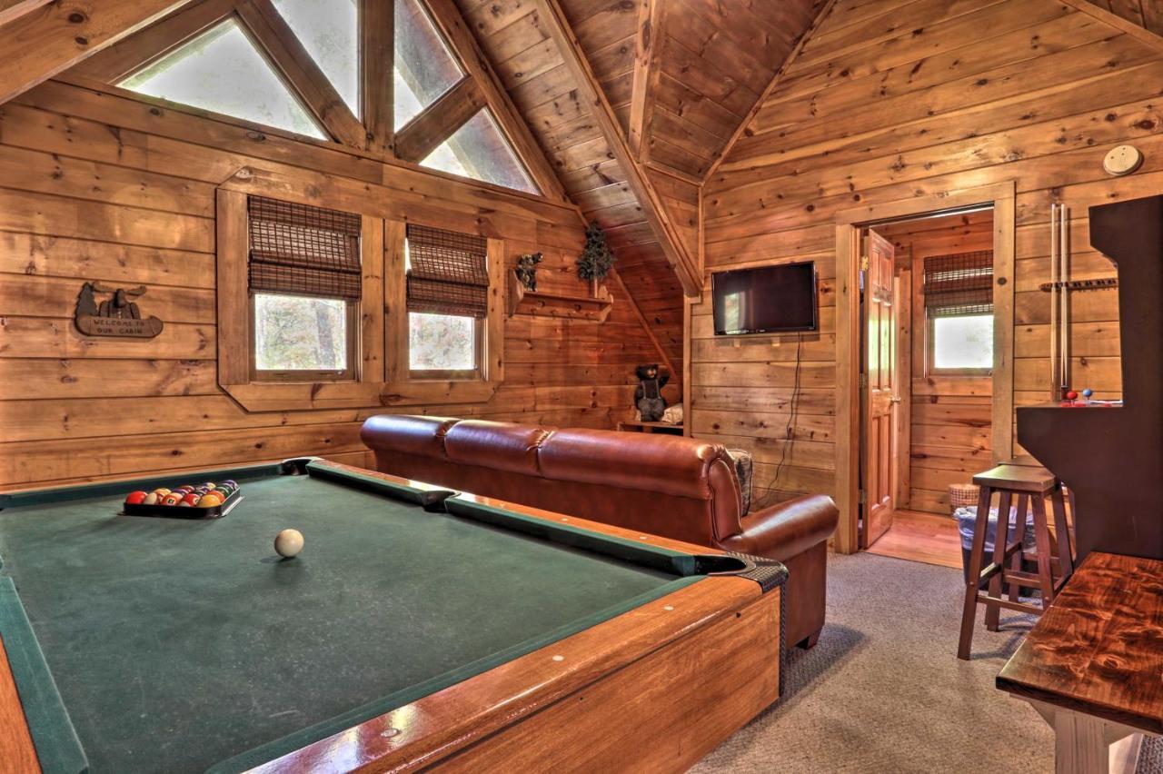 Smoky Mountain Log Cabin 7 Mi To Gatlinburg! Sevierville Exterior photo