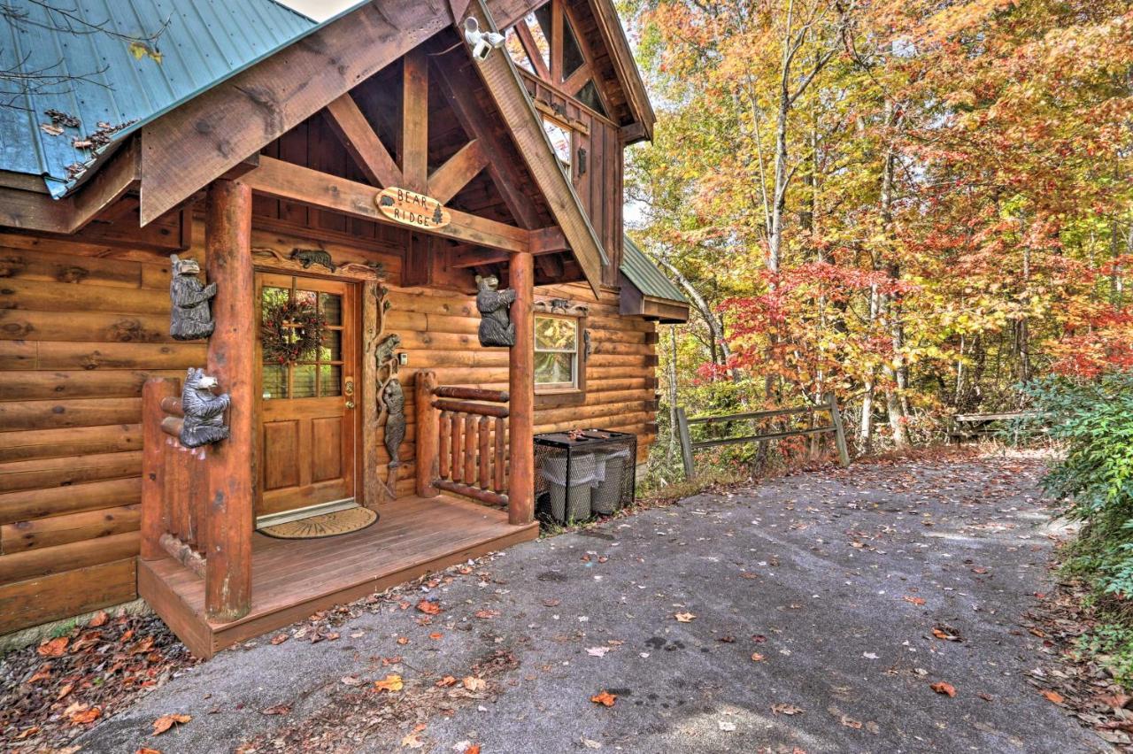Smoky Mountain Log Cabin 7 Mi To Gatlinburg! Sevierville Exterior photo
